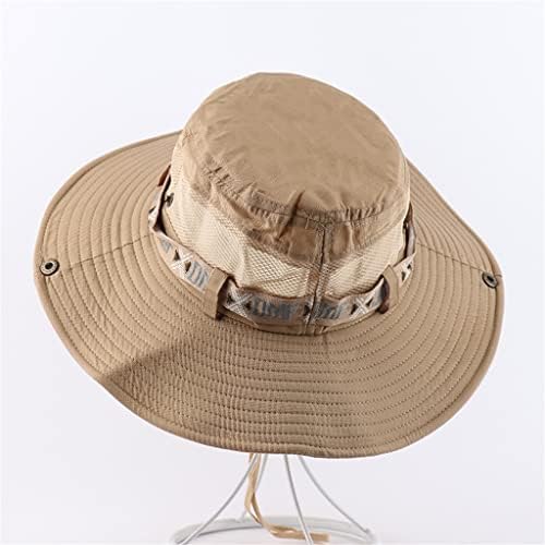 WENLII Лятна Шапка От Слънцето С писмото принтом, шапка Boonie, UV-защита, Панама с широка периферия, Мъжка Шапка-кофа за Риболов и туризъм