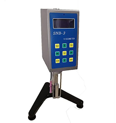 Вискозиметр CNYST Измерване на Вискозитет на течности Цифров Дисплей Сензор за температура RTD и 4 Вретена Код на L1 L2 L3 L4