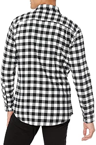 Мъжки фланелевая риза Essentials с дълъг ръкав (на разположение в магазините Big & Tall)