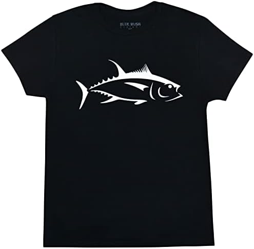 Мъжка тениска с Желтоперым риба тон Blue Rush Designs