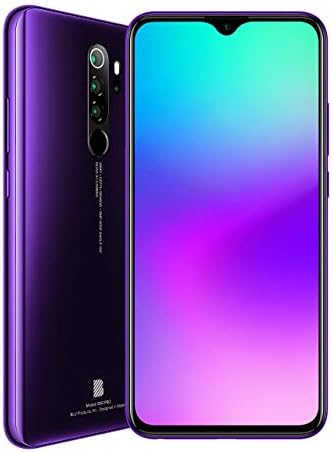 BLU G90 Pro – Гейм смартфон на 6.5 HD +, Четырехъядерная камера, 128 GB + 4 GB ram памет – Purple Haze (обновена)