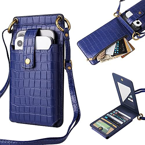 HIGHGO [Обновена] Женски Малка чантата си през рамо, мобилен телефон, Наплечный в чантата си за телефон, Пътни Чанти на