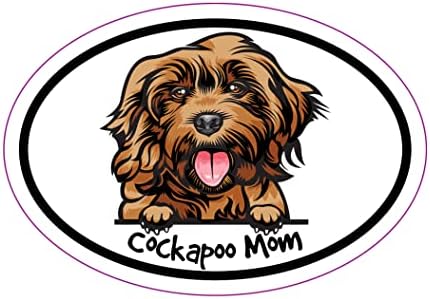WickedGoodz Овалния Магнит За Мама Cockapoo - Магнитен Стикер На Колата Породата На Кучето