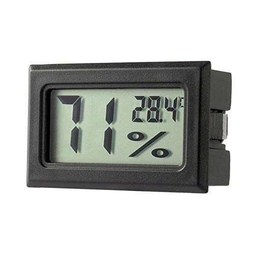 Електронен Измерител на Мини Цифров LCD Дисплей Удобен Закрит Сензор за Температура, Влажност, Температура, Влага, Преносим Влагомер