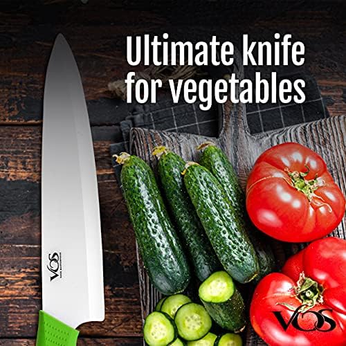 Универсален Ножевой Блок Vos и 8-инчов Керамичен Нож на Главния готвач