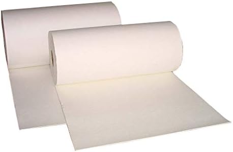 Хартия от керамични влакна CeraTex 3170, Размер 11 x 12, 3 листа, Дебелина на 1/16 (избор на дебелина) висока температура самозалепваща
