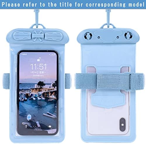 Калъф за телефон Vaxson, Съвместим с водоустойчив калъф Xiaomi Civi 1S Dry Bag [Без защитно фолио за екрана] Син