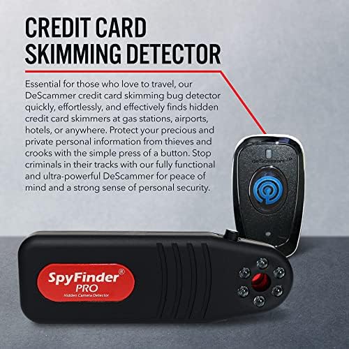 Комплект детектор за скрити камери SpyFinder Pro и детектор за грешки при скимминге кредитни карти DeScammer — Шпионско оборудване
