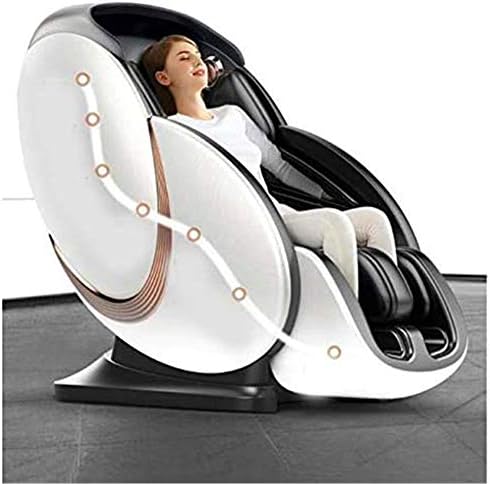 Търговско Сканиращо стол TFJS, Полноавтоматический Капсули Масажен диван за един умен дом, Масажен стол за възрастни (Цвят: бял)