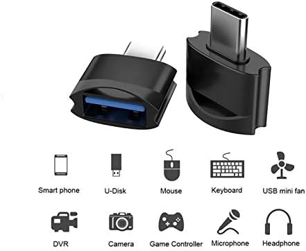 Адаптер Tek Styz C USB за свързване към USB конектора (2 опаковки), който е съвместим с вашите OnePlus 8T Pro за OTG със зарядно устройство Type-C. Използвайте с устройства разширения, ?
