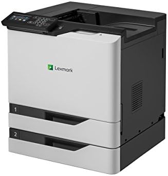 Цветен лазерен принтер Lexmark CS820DTE (21K0150), черен /сив