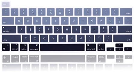 MMDW ултра тънък Силиконов калъф за английската клавиатурата за MacBook Pro 13 с нов чип M1 (номер на модела: A2338, новост 2020 г.) Защитно фолио за аксесоари, версията за САЩ (град
