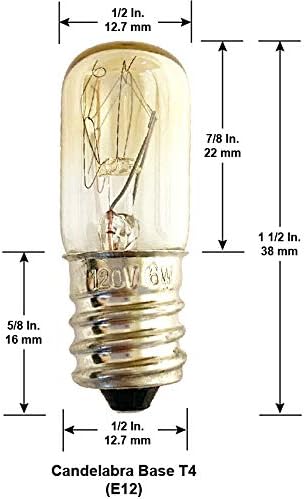 Мини-тръбна крушка National Artcraft капацитет 6 W Осигурява постоянна ярка светлина (Pkg/10)