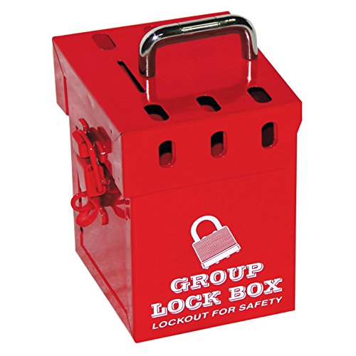 ZING Green Products 7286 Мини Кутия за маркировка със заключване, 4,5 x 10 x 10 см, Червена