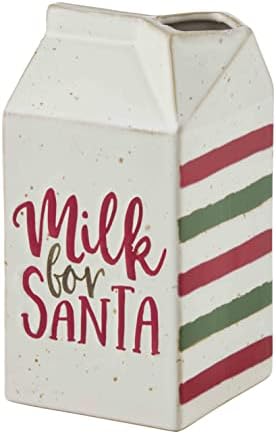 Глинено Пай От Керамика Ретро Коледен Пакет От Мляко, Санта