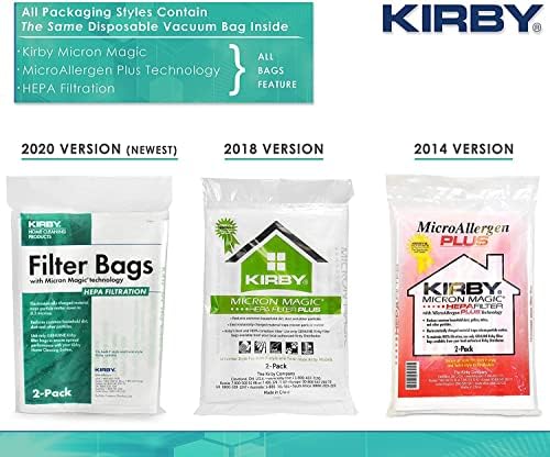 Филтър чанта, Kirby 204811 с шест пакет Micron Magic HEPA (опаковка от 6 пакета)