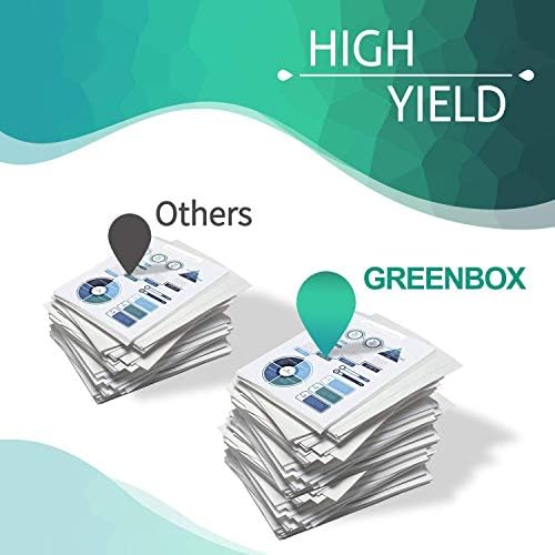 GREENBOX Съвместима касета с тонер M11XH с най-висока доходност черен цвят за подмяна Dell M11XH 331-9805 за лазерен принтер