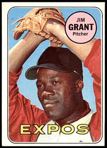 1969 Topps # 306 Джим Грант Монреал Экспос (Бейзболна картичка) VG/EX Изложения