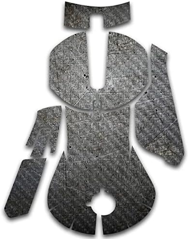 Обшивка MightySkins от въглеродни влакна, съвместими с игри на мишката SteelSeries Съперник 5 - Поцарапанная | Защитно, Здрава Текстурирани покритие от въглеродни влакна | Лесн