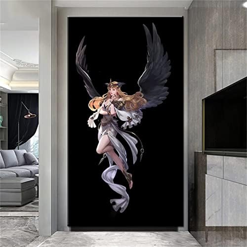 Ангел Богинята Диамантена Живопис Комплекти, 5D САМ Диаманти в Грах Изкуство за Възрастни Пълна Тренировка през Цялата Скъпоценен