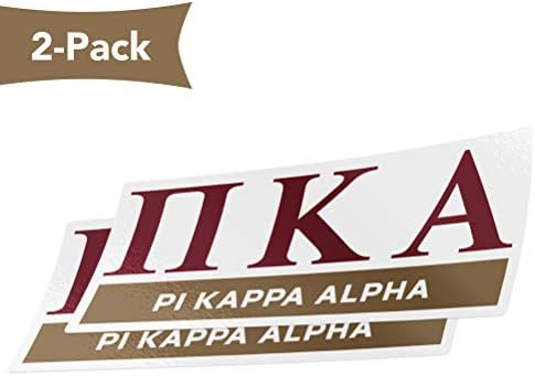 Пустинен Кактус Трябва да се Kappa Alpha 2-Pack Стикер на гръцки език за Прозорци Преносим компютър на Автомобила Pike (Стикер с
