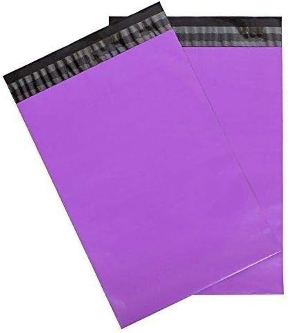 Руски 6x9 лилави пластмасови пощенски пликове, пакети за доставка с самоклеющимися, водоустойчиви и е за дъжд и пощенски пакети (100)