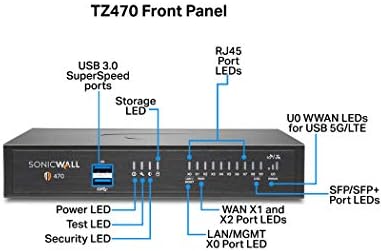Устройство за мрежова сигурност на Вчм TZ470 (02-КНК-2829) В комплект с 3-годишна поддръжка на Вчм 8x5 за TZ470 (02-КНК-6437)