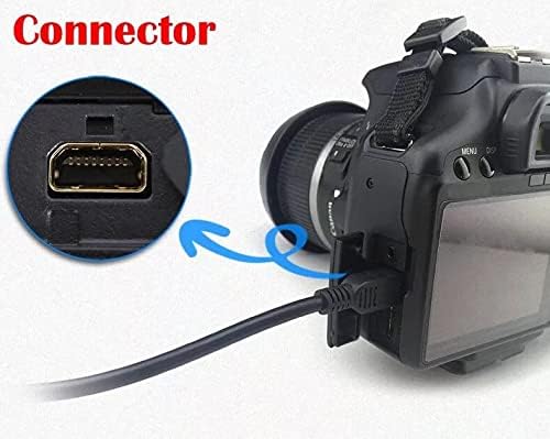 Източник на захранване Съвместими 3,3 фута USB Кабел за СИНХРОНИЗАЦИЯ Подмяна на Кабел за фотоапарат Panasonic Lumix DMC-LS80/s LS80k DMC-FS6 s
