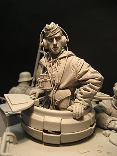 ETRIYE 1/16 Модел на бюст германски войник-tankman времето на Втората световна война От смола, колекция от модели на герои за леене под