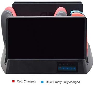 Многофункционално Зарядно Устройство OSTENT зарядно устройство ще захранване на Зарядно устройство За Съхранение на Поставка за Конзола контролер на Nintendo Switch