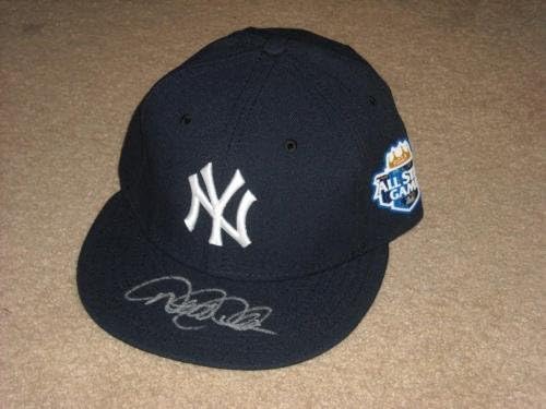 Дерек Джитър Подписа Шапка на мач на звездите 2012, бейзболна шапка на Ню Йорк Янкис Щайнер - Шапки С автограф