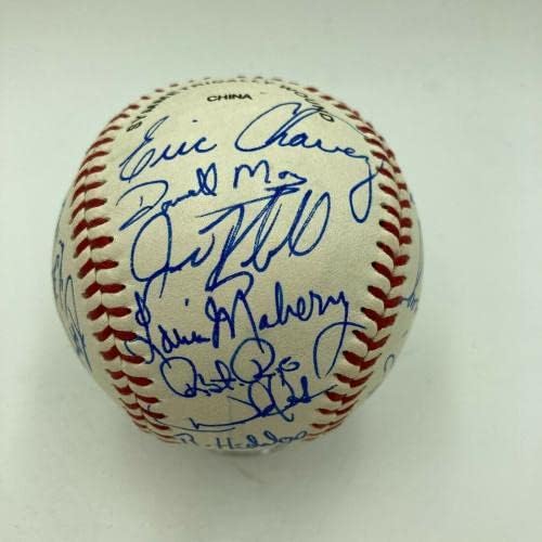 Рядко Сингъл на Дерек Джетера, Дебютанта 1993 година на издаване-Екипът на All Star Game Подписа Бейзболен PSA - Бейзболни топки с автографи