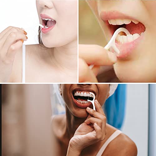 Конец за зъби Modixun 150 бр., клечки за Зъби в индивидуална опаковка, Гъвкави Зъбни Конци, Без мирис, за Еднократна употреба