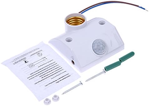 Whitelotous E27 220V Инфрачервен Сензор Автоматично включване на Притежателя на Лампи Нова