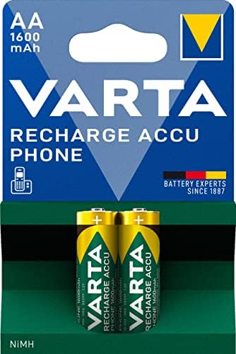 Акумулаторна батерия VARTA Phone капацитет от 1600 mah AA Micro Ni-MH Accu (опаковка от 2)