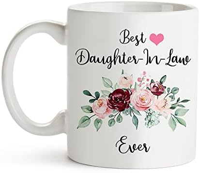Кафеена чаша Fatbaby, най-Добрата дъщеря на света, Подаръци за Деня на майката на дъщеря отиде от Закон, Подаръци невестке за Рожден