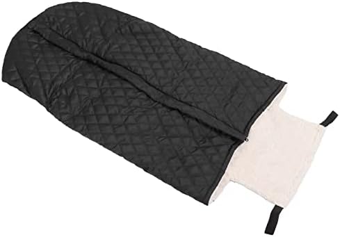 Топло одеяло за инвалидни колички, топли калъфи за инвалидни колички, аксесоари, чанти руно, за пациента, за ежедневна употреба (черен)