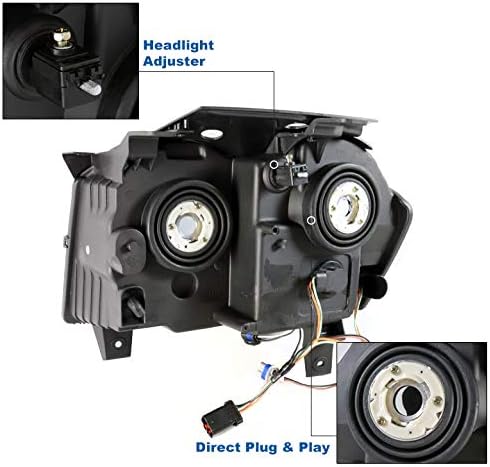ZMAUTOPARTS Замяна на прожекторите налобный фенер от страна на пътника за 2005-2007 Jeep Grand Cherokee
