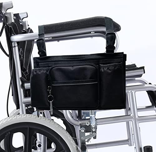Странична Чанта за инвалидни колички BVMAG, Аксесоари За инвалидни Колички, Чанта-Органайзер За Съхранение на Оръжие с Подстаканником, Чанта за Роллера, Раница за инв