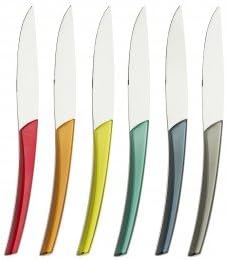 Комплект от 6 ножа за стек Guy Degrenne - Quartz, многоцветен