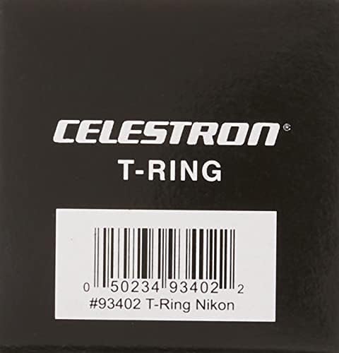 Celestron 93635-Т-образен адаптор за NexStar 4GT и 93402-образна халка за закрепване на камерата Nikon