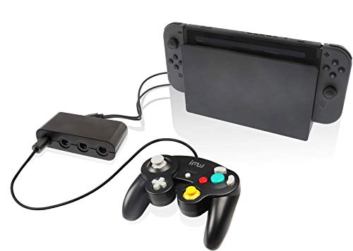 Жичен контролер iMW GC за Switch - черен - за всички конзоли на Nintendo