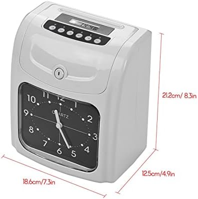 Часове BUZHI, Електронни Часовници Време Led Дисплей Двуцветен Печат с Вградена Акумулаторна батерия 50 Временни Карти 2 Ключа