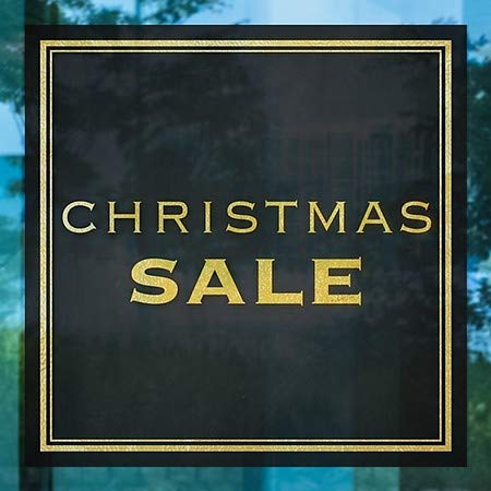 CGSignLab | Коледна разпродажба - Класическа златна верижка за прозорци | 12 x12