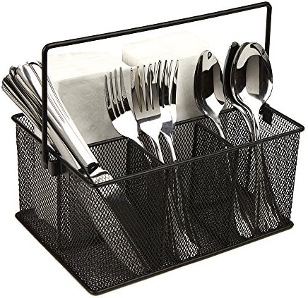 Органайзер за съхранение на кошници за четене на мисли, държач за чинии, вилици, лъжици, ножове, салфетки,