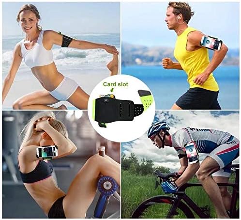 Кобур за Motorola Moto Z3 Play (Кобур от BoxWave) - Гъвкава спортна превръзка, Регулируема превръзка за тренировки и тичане