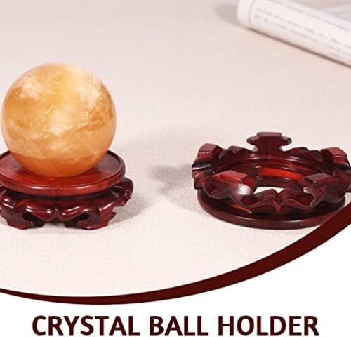 Багажник за изложбата на стоки HANABASS Crystal Ball Дървени База през Цялата Кухи Дървени Рафтове за търговски изложения на стоки HANABASS Crystal Ball