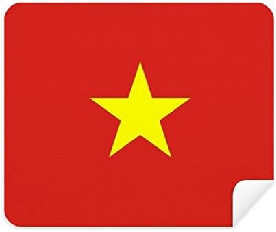 Виетнам Националния Флаг на Страната на Азия, Плат За Почистване на Екрана за Пречистване на 2 елемента Замшевой Тъкан