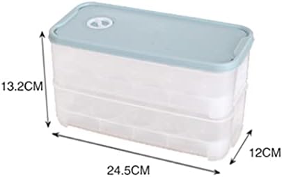SLNFXC Домакински Кутия за яйца, Хладилник, Кутия за съхранение на пресни продукти, Съдове за Стойка за яйца, Тава за съхранение, може да припокриват Кутия с капак (Цвят
