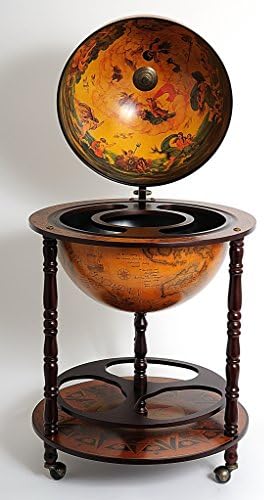 Шкаф за напитки Old Modern Handicrafts Globe, 17-3/4 инча